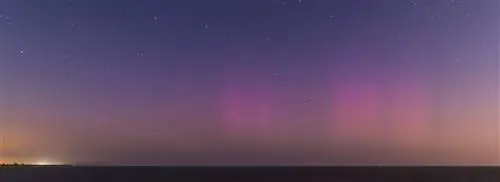 Северное сияние видно в Нидерландах