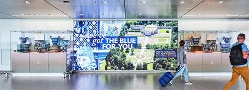Delft Blue из Дворца Хет Лоо на выставке в Схипхоле