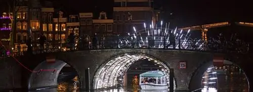 Атмосферное освещение Амстердама для 7-го фестиваля света