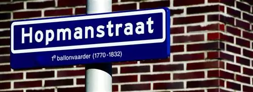 Большинство названий улиц названы в честь мужчин