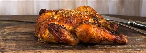 Poussin van ’вертел с рагу из белых грибов от Antoine Hermans