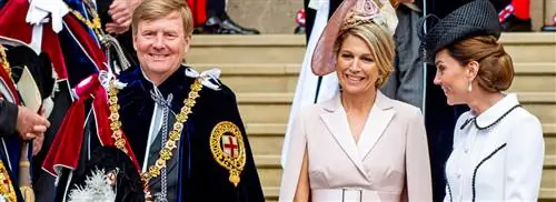 Фотоотчет: так король Виллем-Александр стал кавалером Ордена Подвязки