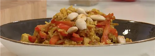 Бирьяни с курицей и корицей