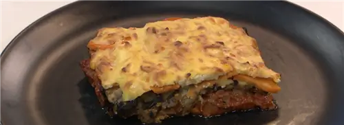 Мусака со сладким картофелем