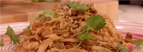 Наси горенг с голландской креветкой