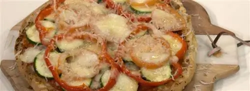 Легкая пицца из турецкого хлеба