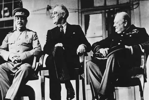 Сталин, Рузвельт, Черчилль
