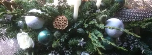 Новогодняя композиция пошагово