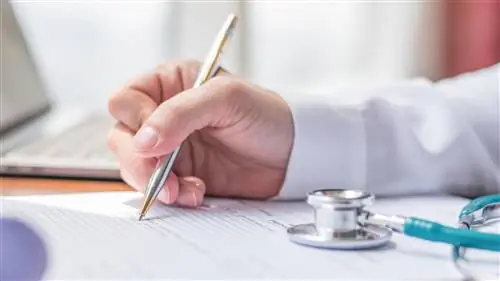 Информационная карта о стационарном лечении (отрывок)