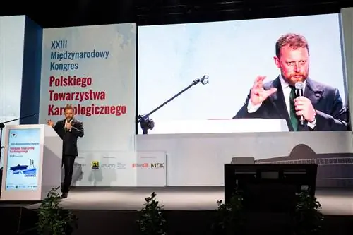 Министр здравоохранения Лукаш Шумовски на Конгрессе ПТК по приоритетам в кардиологии