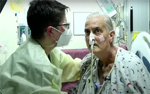 Дэвид Беннет старший после пересадки сердца