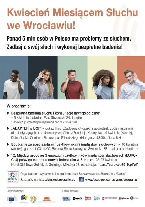 Апрель - месяц слуха во Вроцлаве