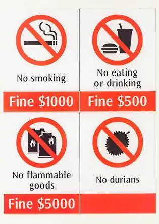 С этим самым вонючим фруктом в мире нельзя появляться на публике. Он единственный со своим запрещающим знаком