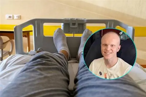 Пациент на больничной койке