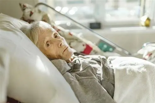 Истощенный пациент в больнице