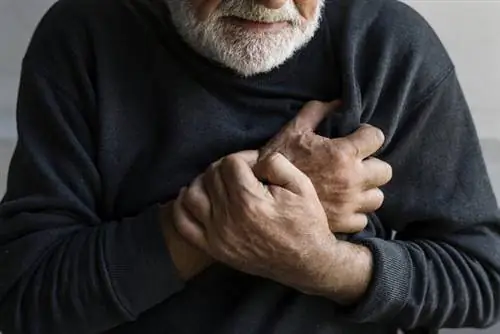 У мужчины сердечный приступ