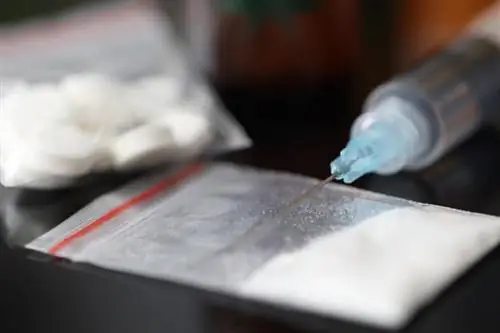 Амфетамин в полиэтиленовом пакете