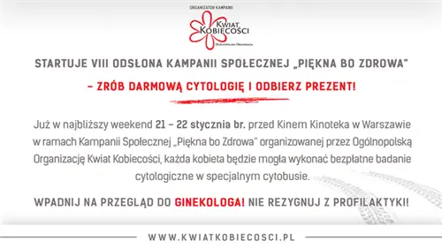 Бесплатное цитологическое исследование - стартует 8-й выпуск Национальной социальной кампании "Пенкна бо Здрова"