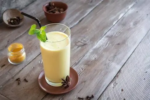 Коктейль из куркумы и банана - поставит на ноги Коктейль из куркумы и банана - поставит на ноги