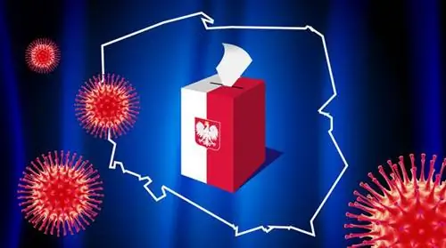 Урны для голосования, выборы во время пандемии