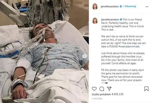 Дженнифер Энистон показала подругу, страдающую от COVID-19. И просит болельщиков: носите маски