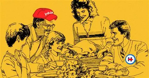 В этот День Благодарения, вперед и бороться о политике перед детьми