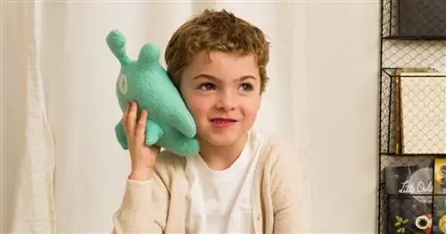 Этот очаровательный плюшевый шарик позволяет вам и вашему ребенку обмениваться голосовыми сообщениями