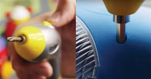 Эта миниатюрная электрическая отвертка предназначена для крошечных игрушечных винтов