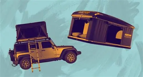 палатки на крыше