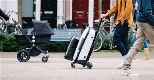 Новый модульный набор чемоданов Bugaboo, который складывается в одну гигантскую сумку на колесиках