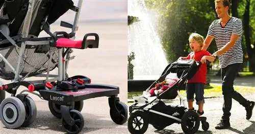 Баггиборд - платформа для сидения, которая превращает вашу одинарную коляску в двойную