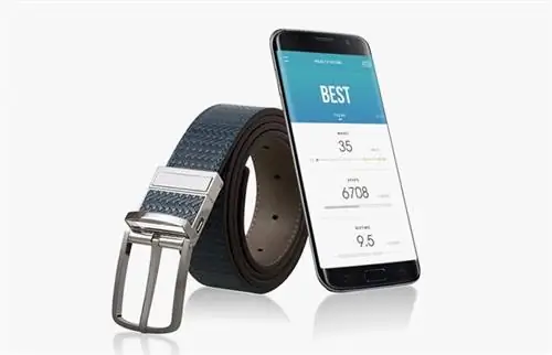 элегантный ремень с прорезью