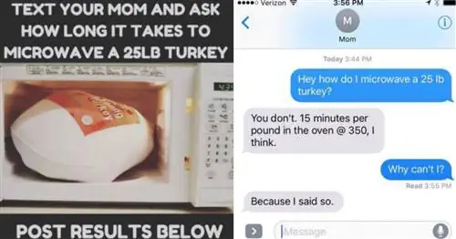 Как разогреть в микроволновке 25-фунтовую индейку - отличная шутка на День благодарения