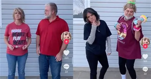 Папа одевается как девушка VSCO на Хэллоуин, слава в TikTok