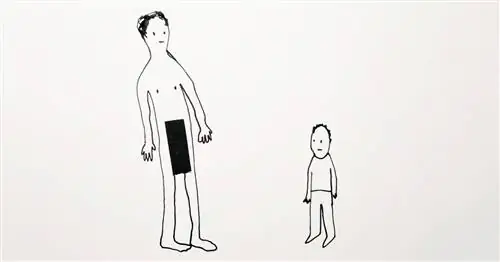 Дети пугаются, увидев своего отца голым?