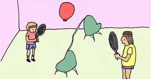 «Теннис на воздушных шарах» учит зрительно-моторной координации во время ношения детей