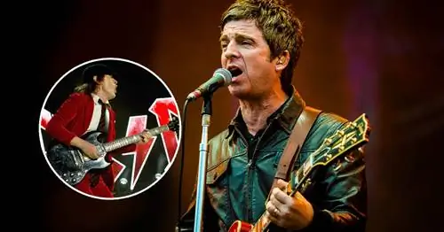 Звезда Oasis рассказал, что его сын научил его песне AC-DC «Back in Black»
