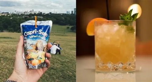 дети пьют коктейли