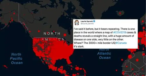 Карта показывает, насколько реакция Канады на COVID действительно превосходна