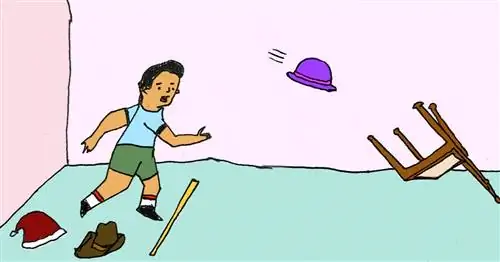 Как играть в «Подбрасывание шляпы на стуле», самую безопасную игру с метанием в помещении