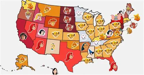 Карта фильмов Disney показывает, какие штаты любят «Короля Льва» больше, чем «Мулан»