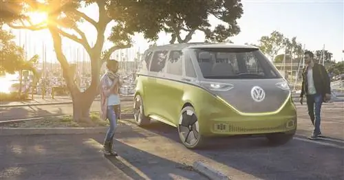 Беспилотный ID Buzz - это футуристический взгляд на культовый автобус Volkswagen