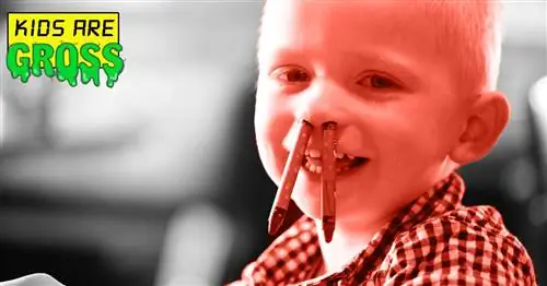 Как использовать «поцелуй матери», чтобы удалить все, что застряло в носу ребенка