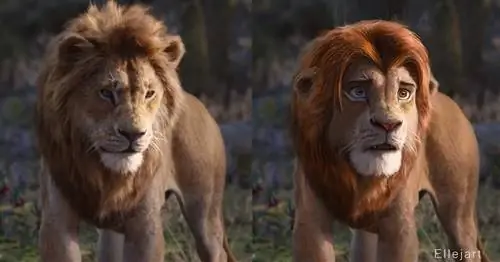 Этот любитель фотошопа переосмыслил персонажей «Короля Льва», чтобы они больше походили на мультяшные версии