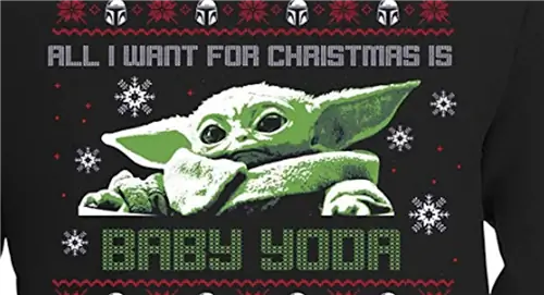 Вот все товары для Малыша Йоды, которые можно купить до Рождества