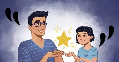 вдохновляющие цитаты для детей, изображенные на иллюстрации родителя, держащего звезду с ребенком, …