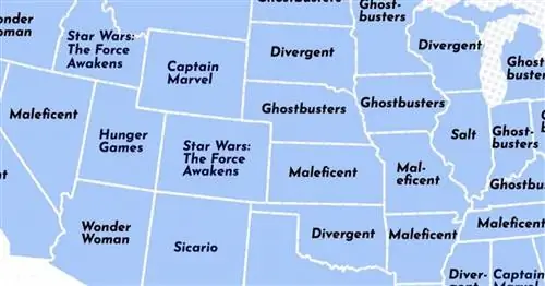 Самый популярный женский боевик в каждом штате удивляет AF