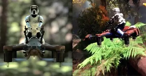 Боевые квадроциклы «Звездных войн» - настоящие летающие истребители из фильмов