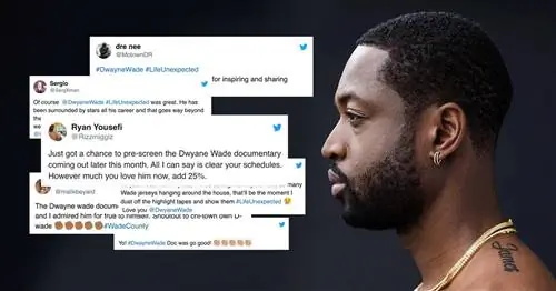 Вчера вечером состоялась премьера документального фильма Дуэйна Уэйда. Вот лучшие реакции