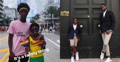 Дуэйн Уэйд поддерживает сына после участия в гей-параде